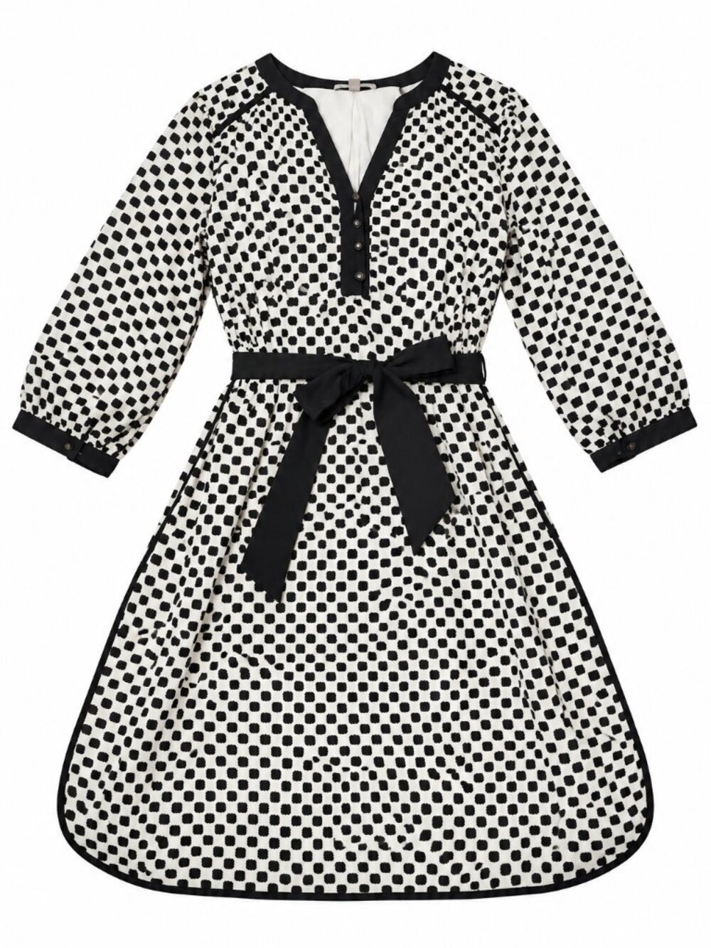Banana Republic Polka Dot Wrap Dress - Size 10